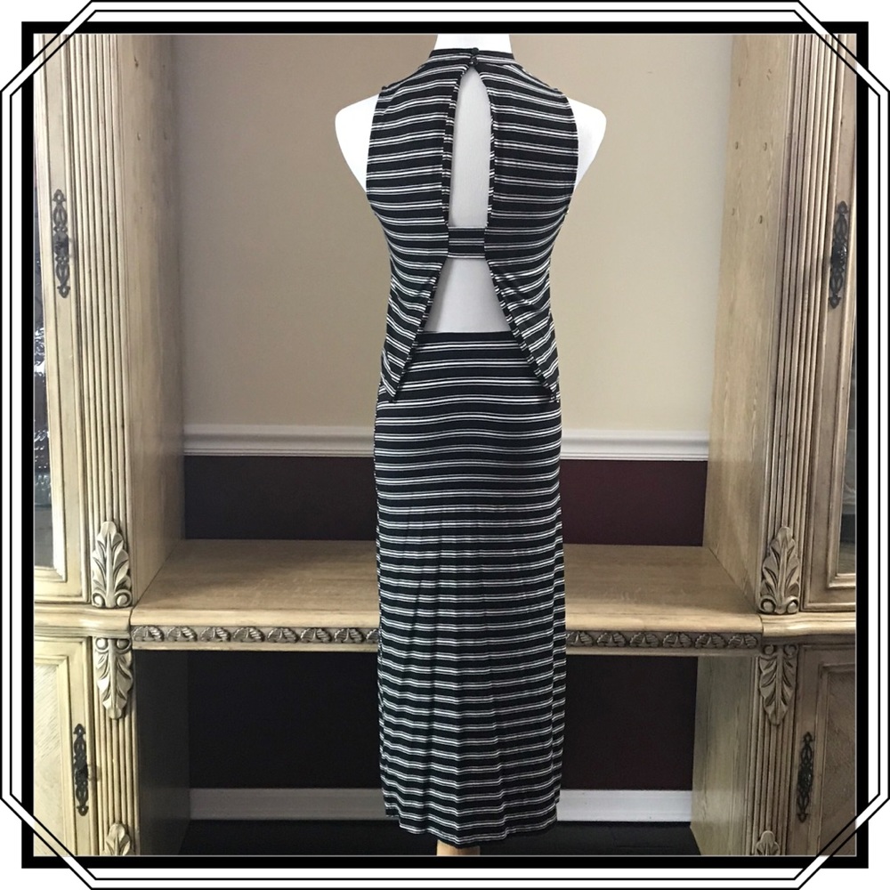Free Press Maxi Skirt & Open Back Shirt Set NWT